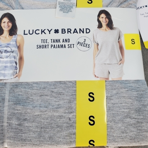 NWT Lucky Brand 3-piece pajama set small - Picture 7 of 9
